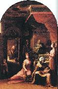 BECCAFUMI, Domenico Birth of the Virgin dfgf USA oil painting reproduction